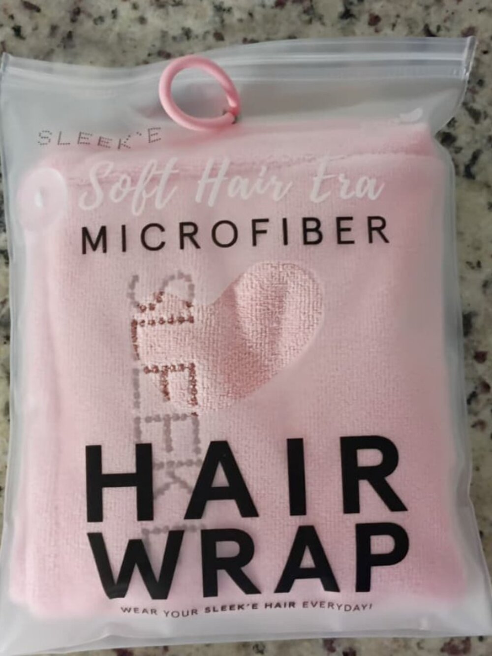 SLEEK'E MICROFIBER HAIR TOWEL  - PINK - ORANGE - BRAND NEW - SEALED